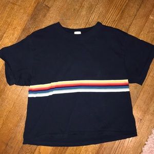 Brandy Melville rainbow t-shirt
